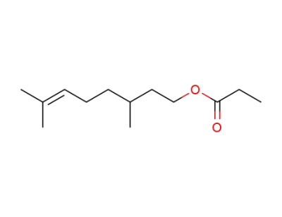 3,7-dimethyloct-6-en-1-yl propionate