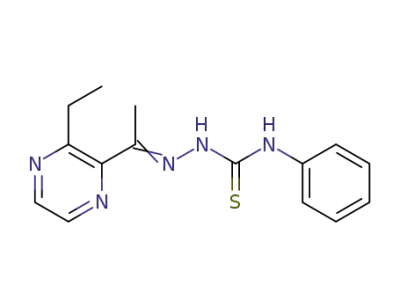 2-acetyl-3-ethylpyrazine-4-phenylthiosemicarbazide